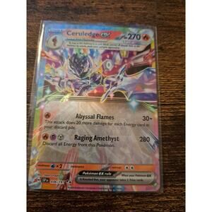 Ceruledge Ex 2024 Surging Sparks #036/191 SSP Double Rare Pokémon Card R1-X558